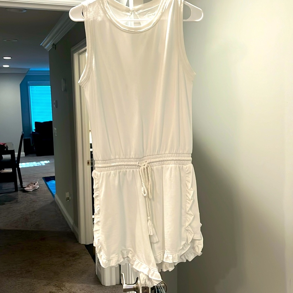 Grey State white romper size 1